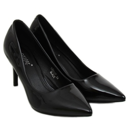 Black women's high heels LE011P Black