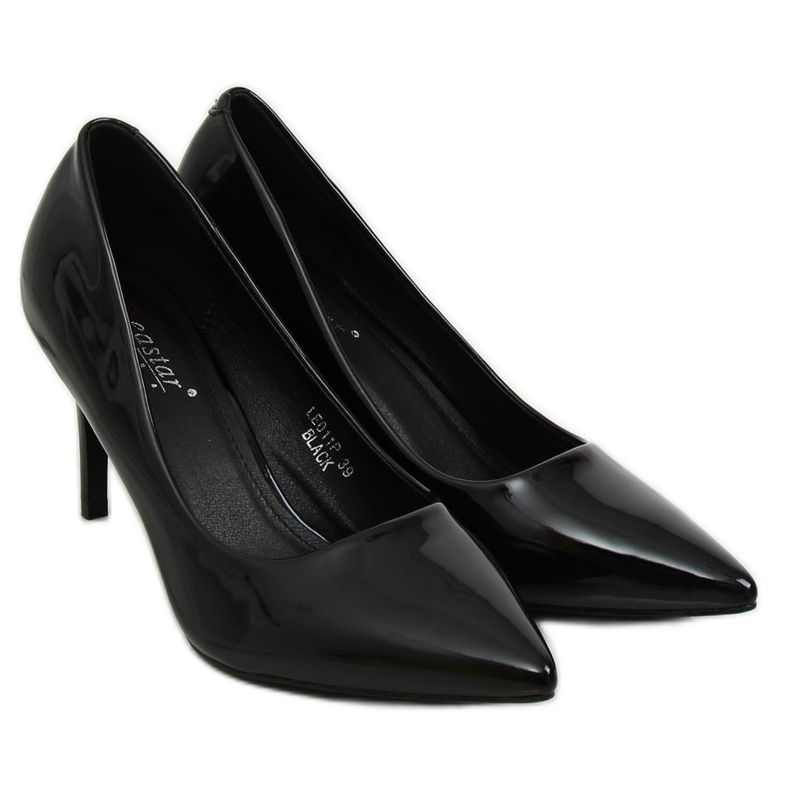 Black women's high heels LE011P Black
