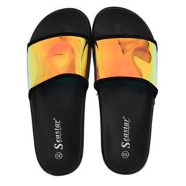 Benzin color black slippers CK80P Black