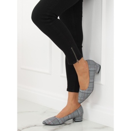 Checked pumps black CC207P Black grey Checked pumps black CC207P Black grey