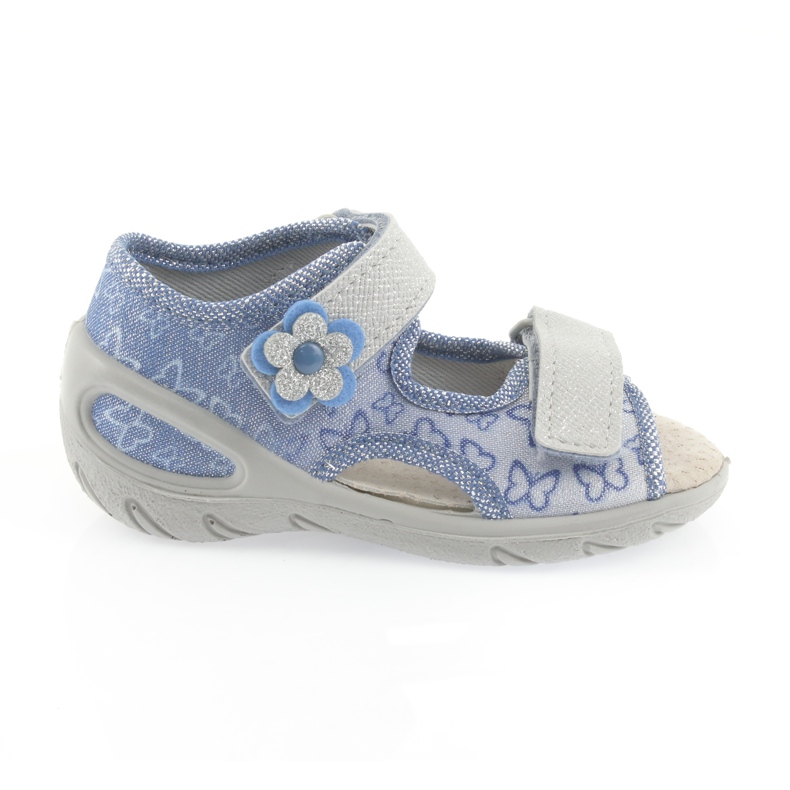 Befado children's shoes pu 065X122 blue grey