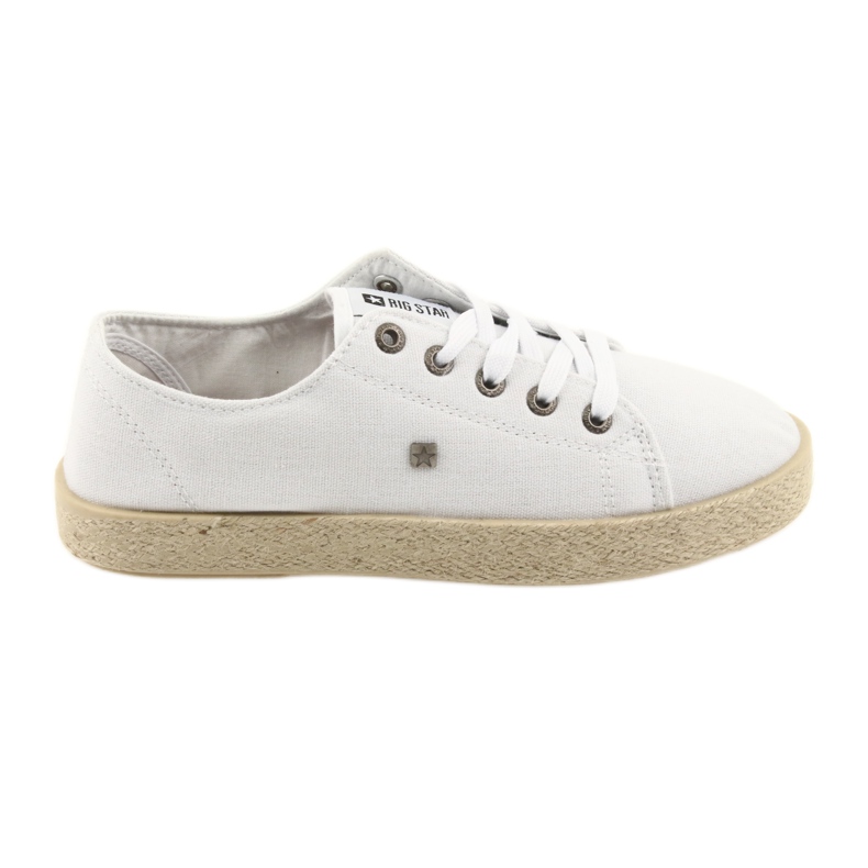 Espadrilles white women's shoes Big star DD274423