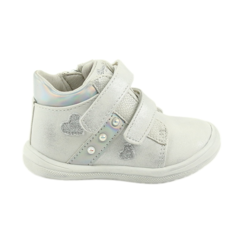 American Club ADI sports shoes for children in American hearts white grey