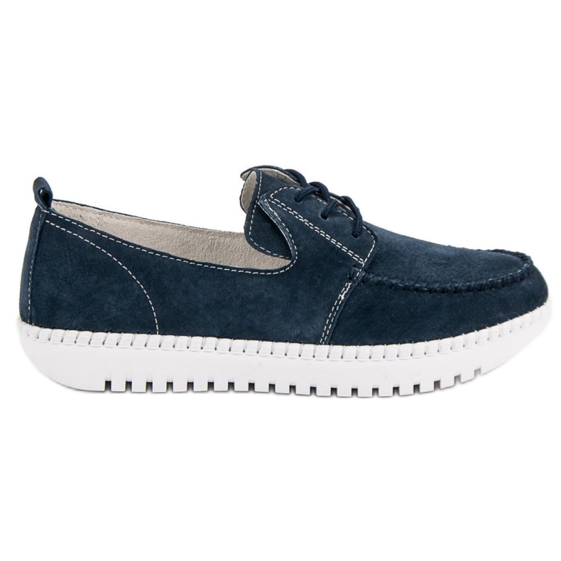 Filippo Lace-up leather loafers blue navy blue Filippo Lace-up leather loafers blue navy blue