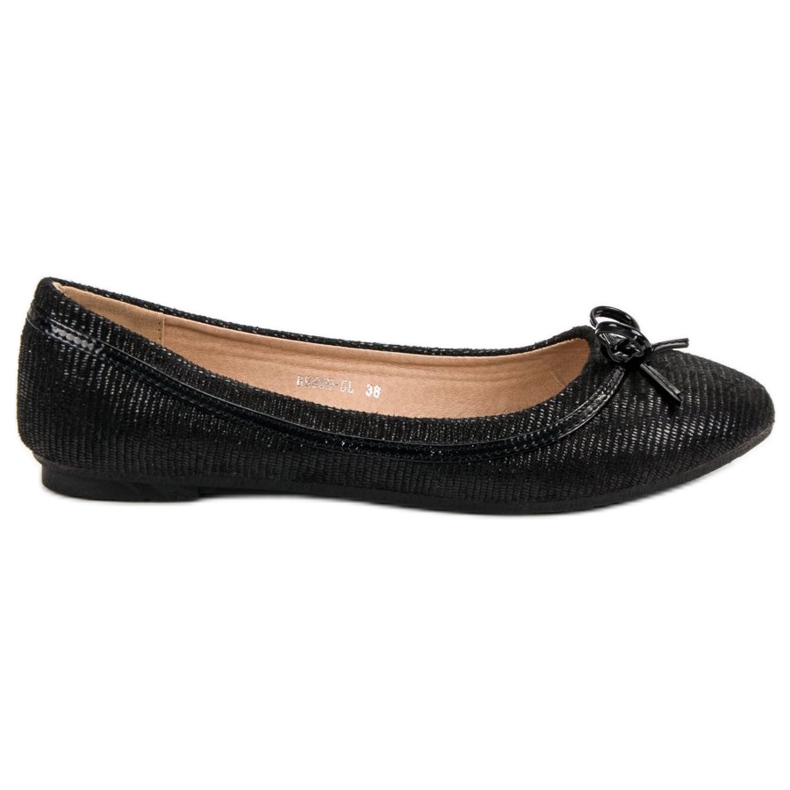 Queentina Classic black ballerinas
