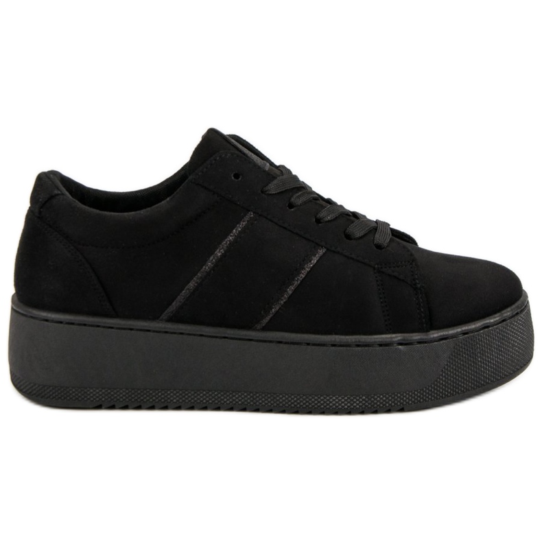 Suede Sports Shoes black
