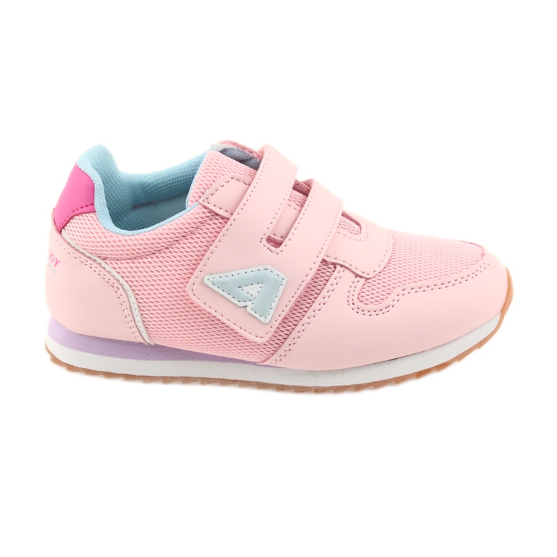 American Club American jogging girls' sports shoes violet blue pink