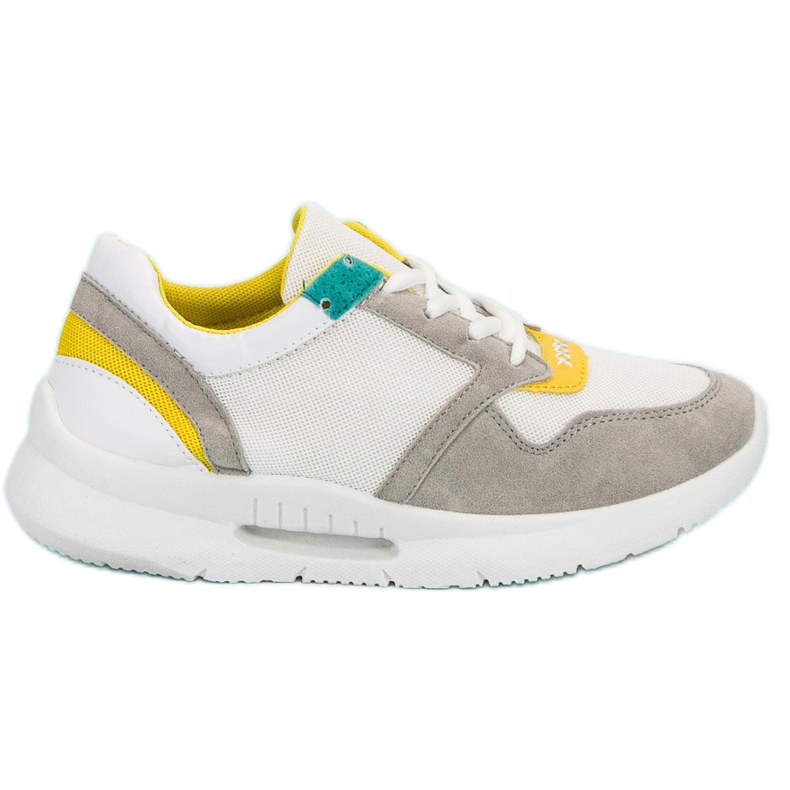 Lace-up Sports Shoes white multicolored