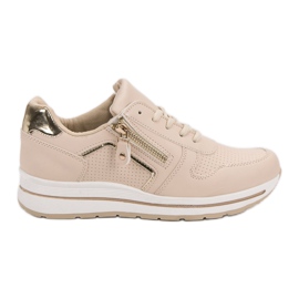 Beige Sport Shoes