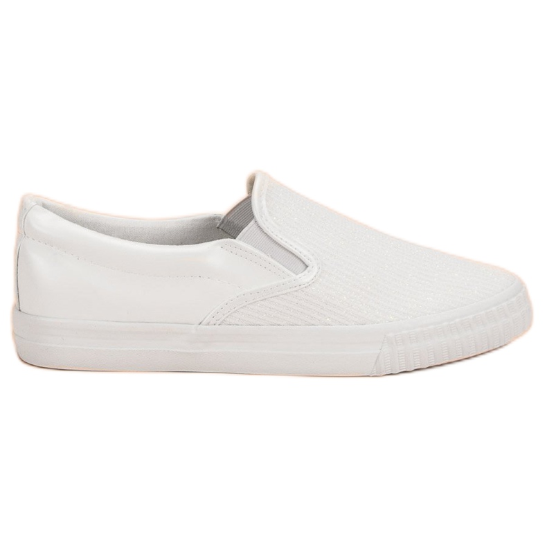 Muto White Slip On Sneakers