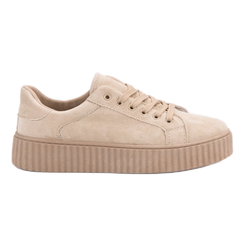 Seastar Beige Suede Creepers
