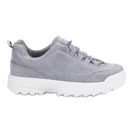 Sneakers On The Platform grey