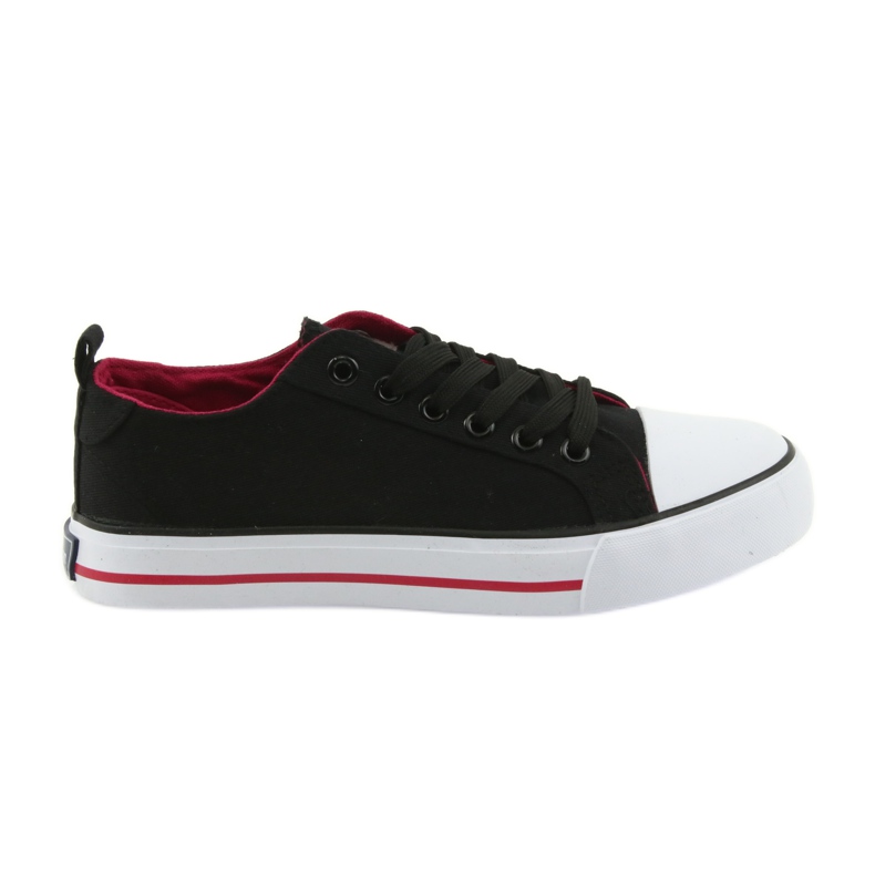 American Club black tied sneakers red American Club black tied sneakers red