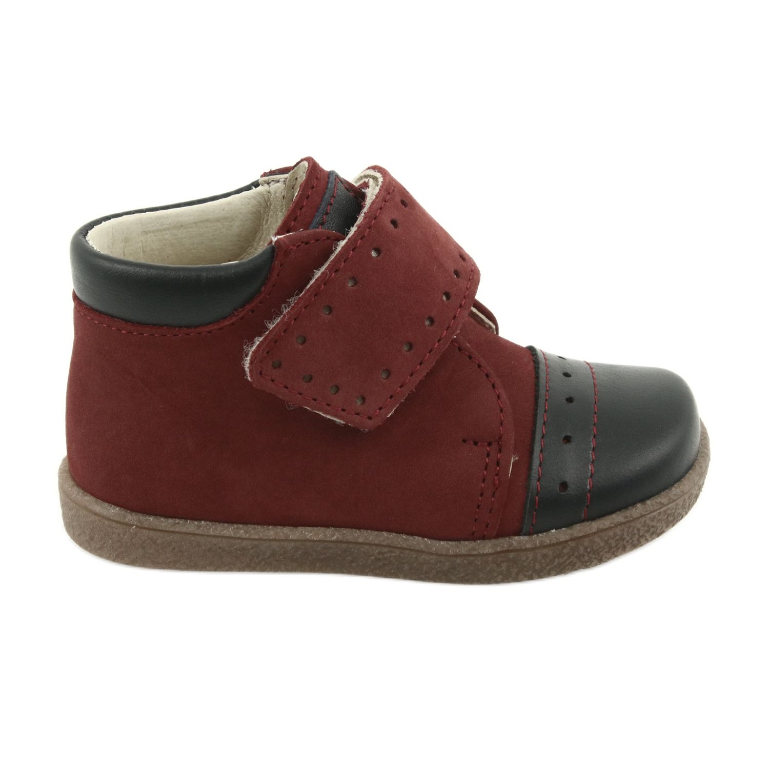 Boys 2025 burgundy shoes