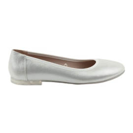 Sergio Leone Silver women's ballerinas BL607
