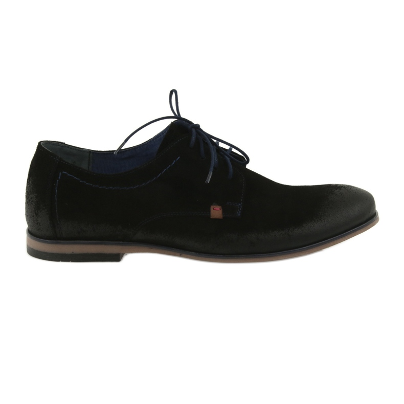 Nikopol Men's shoes suede 1709 black