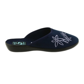 Women's slippers Adanex 23931 slippers navy