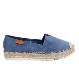 RC-61 Blue suede blue espadrilles