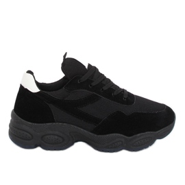 Black E-102 Black sports shoes Black E-102 Black sports shoes