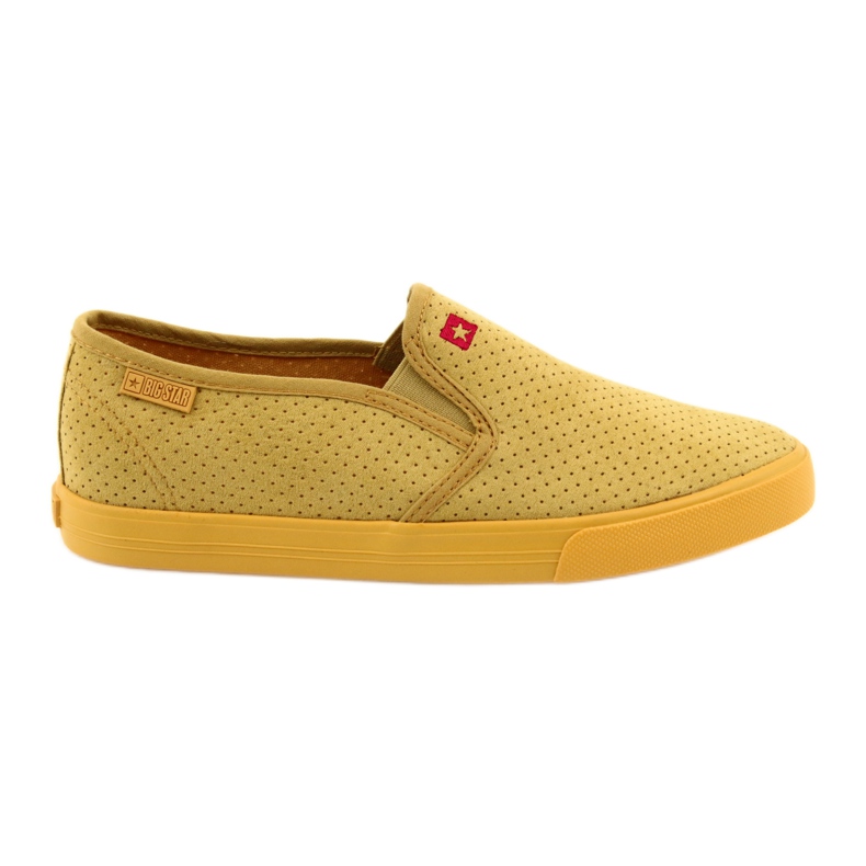 Big Star 274889 women's slip-on sneakers yellow