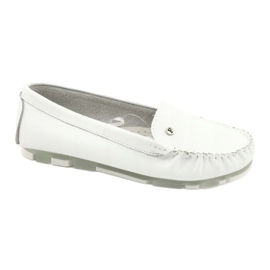 Women's Leather Loafers Filippo DP2037 White