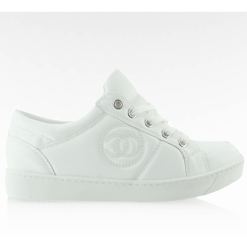 Chanelki sneakers Y612-41 white