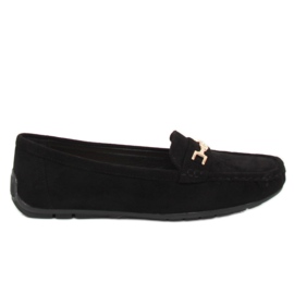 Black Women's black loafers R819 Black