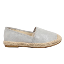 Gray Espadrilles for women 665-3 Gray grey