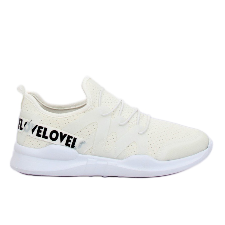 White sports shoes R-392 White