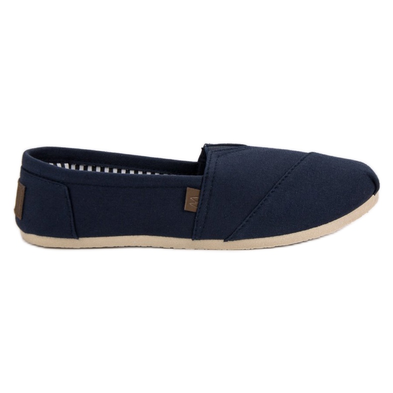 Classic Navy Blue Slipons