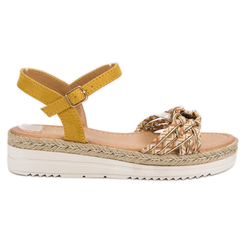 Ch. Creation Fashionable Espadrilles Sandals yellow
