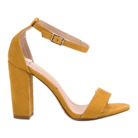 Ch. Creation Mustard Sandals On A Bar yellow