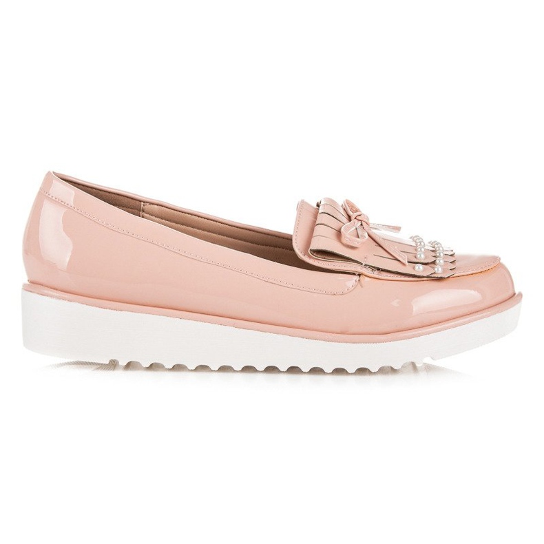 VICES Powder Lacquered Shoes pink