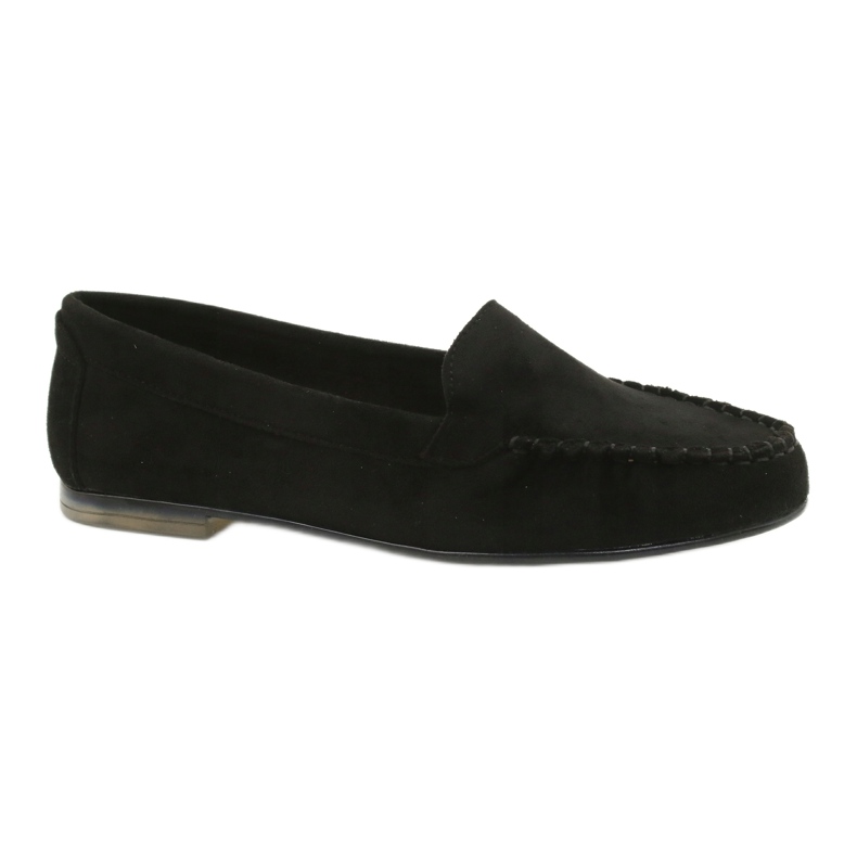 Sergio Leone Women's black suede loafers MK722 Sergio Leone Women's black suede loafers MK722