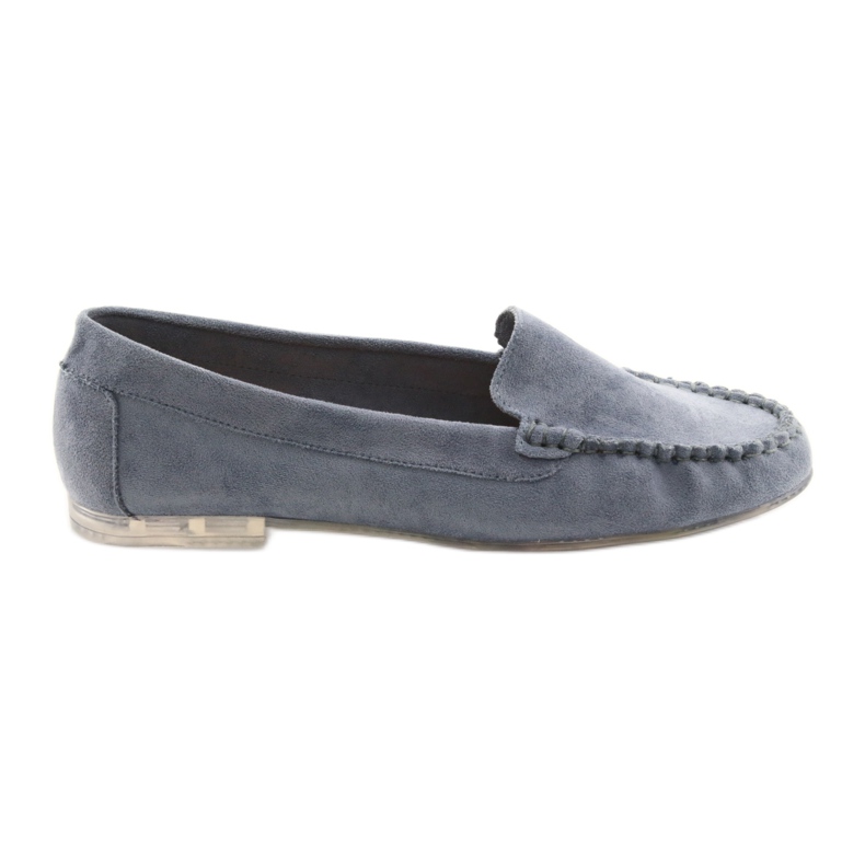 Women's suede loafers Sergio Leone 721 blue Women's suede loafers Sergio Leone 721 blue