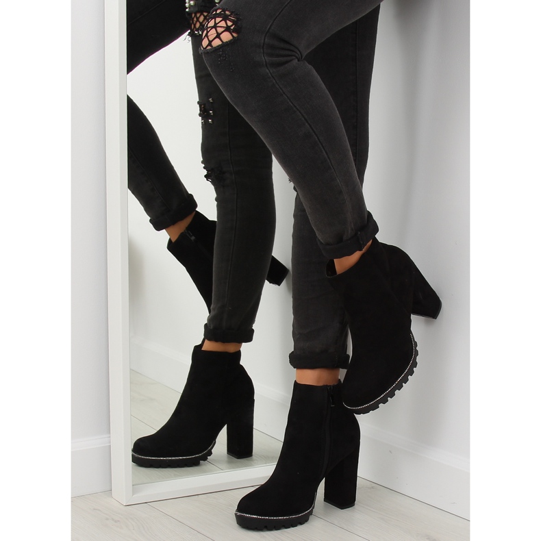 Black High heels black 58-581 Black II-GAT