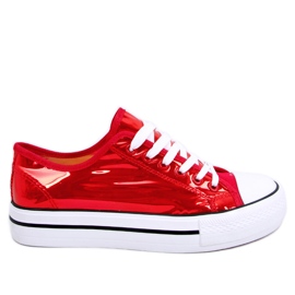 Red petrol XL19P Red sneakers