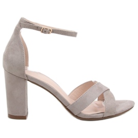 Sandals on a gray post NF-40P Gray grey