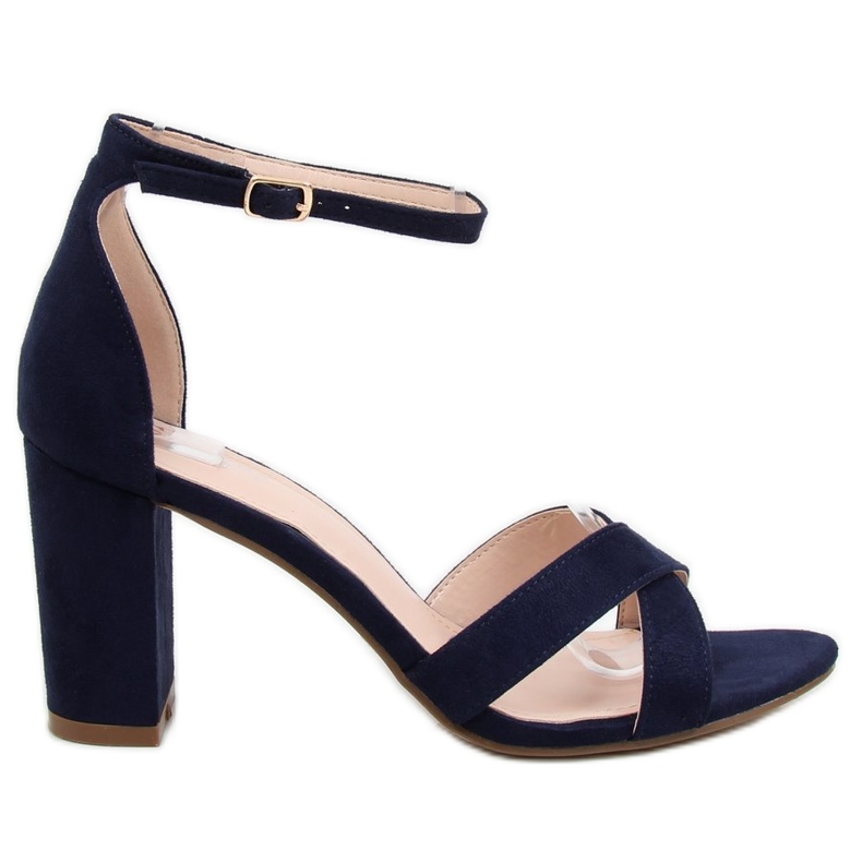 Sandals on the post navy blue NF-40P Navy Sandals on the post navy blue NF-40P Navy