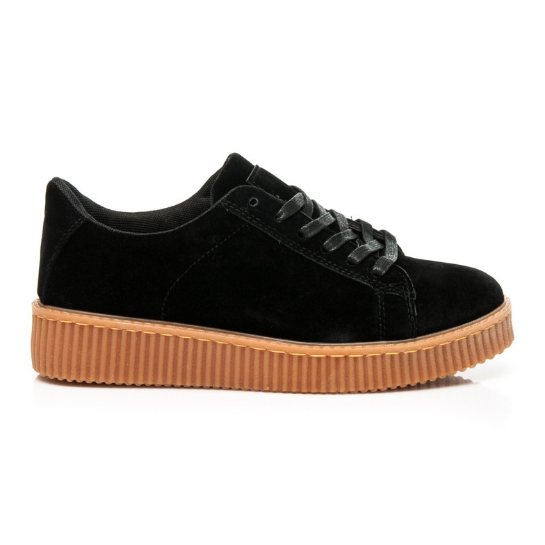 Rihanna Style Creepers black