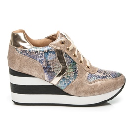 Sergio Todzi Wedge Sneakers yellow