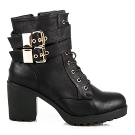 Comfortable Boots With Fur black