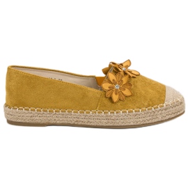 Espadrilles With Flowers yellow