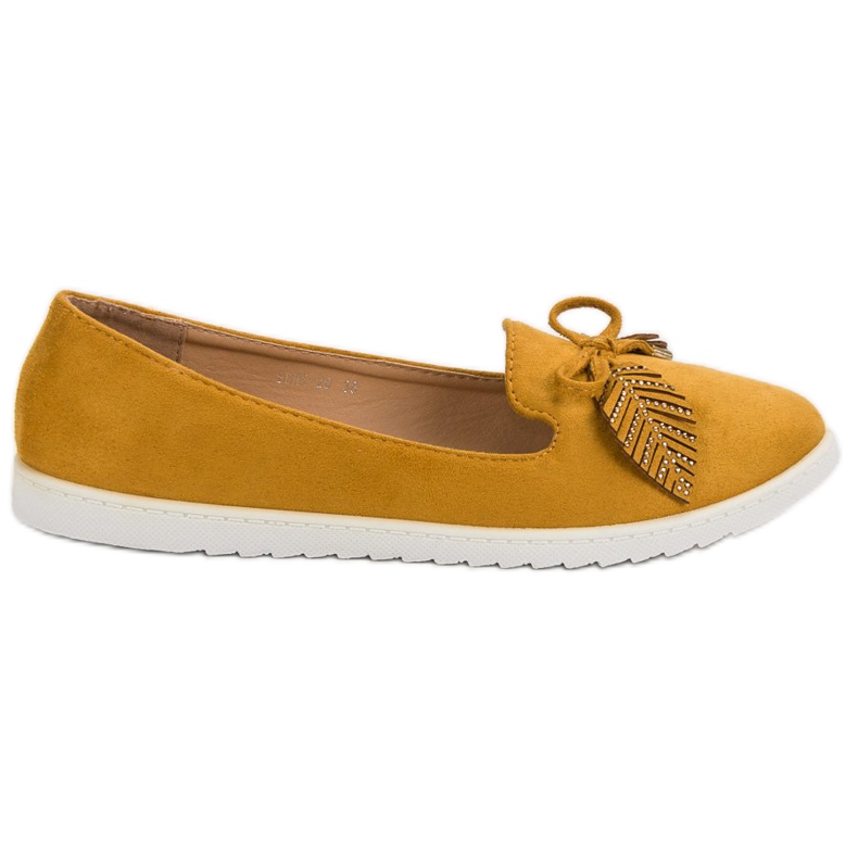 Comer Mustard Suede Ballerinas yellow Comer Mustard Suede Ballerinas yellow