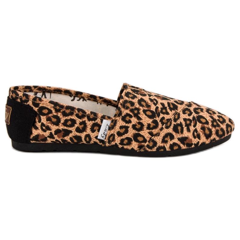 L. Day Spotted Slipons brown