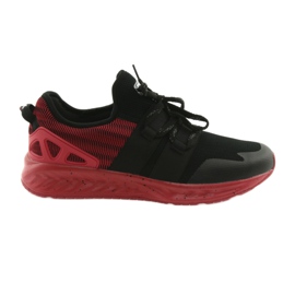 Men's sports shoes DK 18332 black / red Men's sports shoes DK 18332 black / red