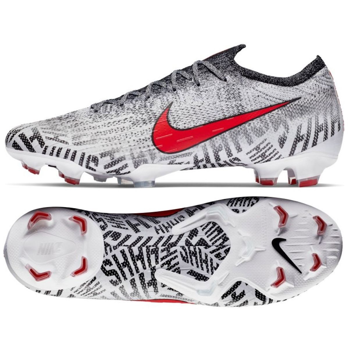 Nike Merurial Vapor 12 Elite Neymar Fg M AO3126-170 Football Shoes grey  white - ButyModne.pl