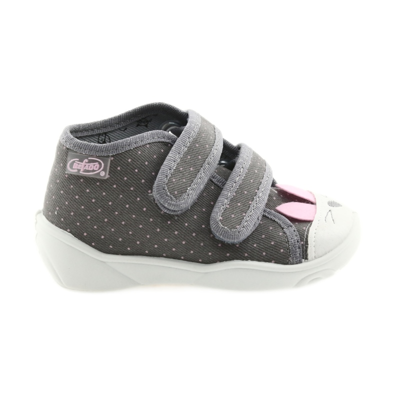 Befado children's shoes 212P059 grey pink