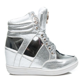 Vices Fashionable Sneakers With Ornament grey