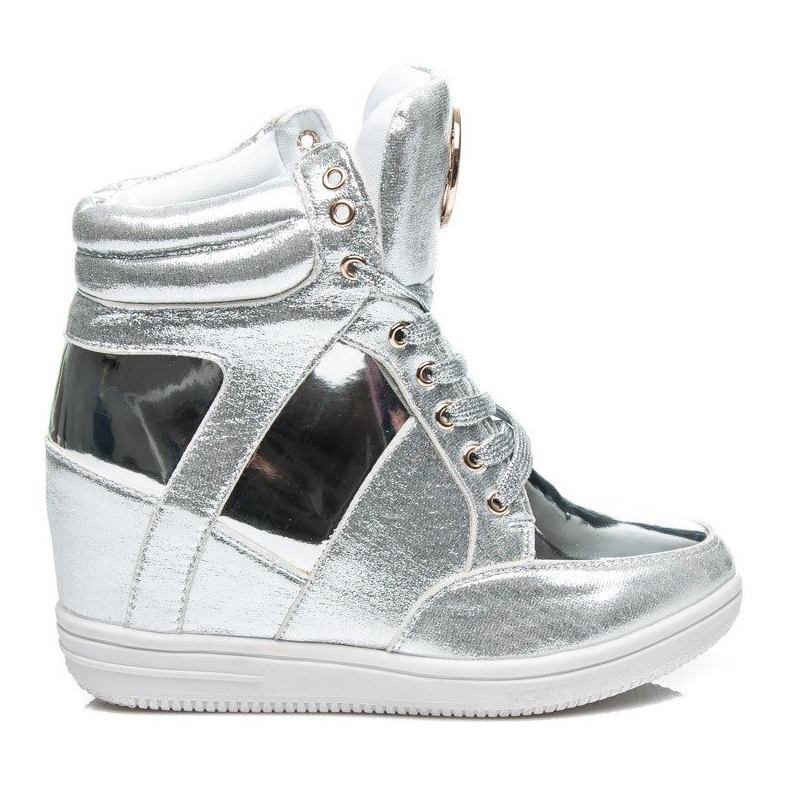 Vices Fashionable Sneakers With Ornament grey